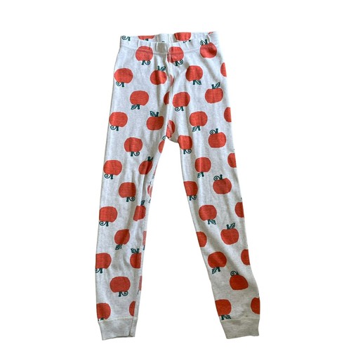 Hanna Andersson Pumpkin Pajama PJ’s Pants Size 6-7 120 Halloween Fall Long Johns