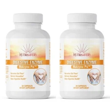 Digestive Enzyme Enhance Bodies Nutrition & Protein & Sugar, 60 Cap, Pack of 2