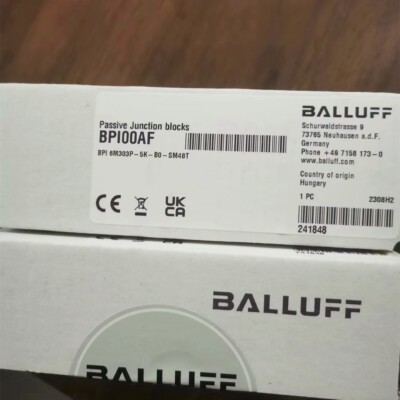 1PC BALLUFF BPI00AF BPI 6M303P-5K-B0-SM48T passive junction blocks