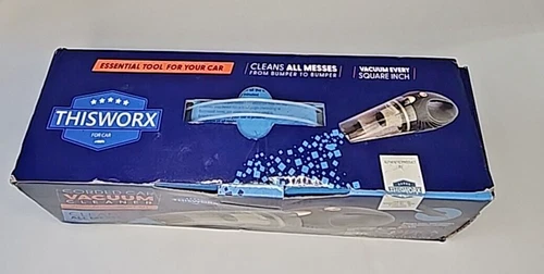 Car Vacuum Cleaner - Corded - With Accessory Kit - Plugs Into 12V Outlet - Open