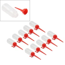 Sewing Machine Oiler Oil Bottle Dispenser with Long Angled Tip Double Needle