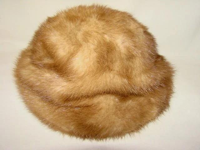 Vintage Authentic Mink Fur Beret Light Tan Stunning Fabiani New York and Rome❄️ Fabiani | Accessories | Vintage Authentic Mink Fur Beret  main image 4