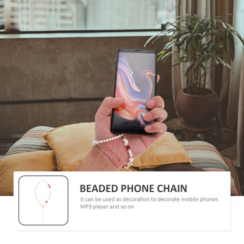 Perle Handykette Anti Verlorenes Telefon Lanyard Telefonanhänger Perlen - Zdjęcie 7 z 12