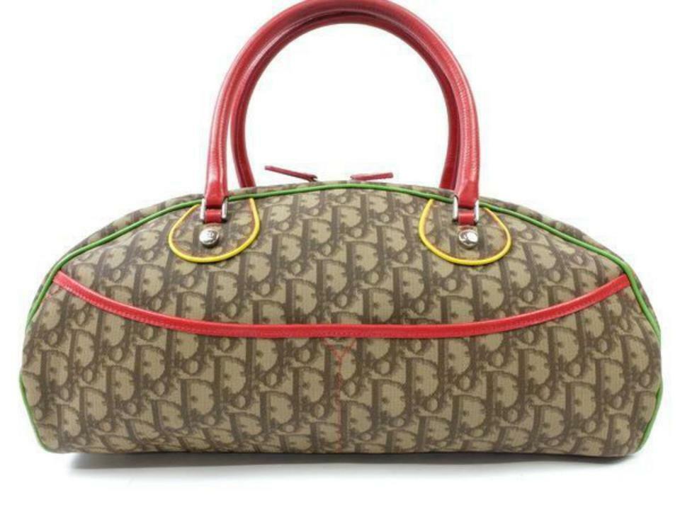 Dior Rasta Monogram Trotter Boston Bag 241487 | eBay Dior Rasta Monogram Trotter Boston Bag 241487 | eBay