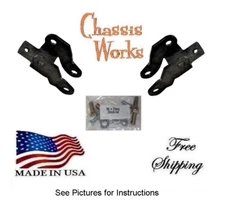 2019-2023 Chevy Silverado GMC Sierra 1500 Rear Shock Extenders for Lowering Kit