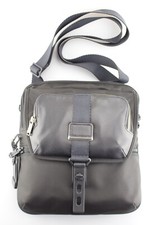 TUMI Alpha Bravo 'Arnold' Black Nylon Zip Flap Crossbody Bag - 232304D