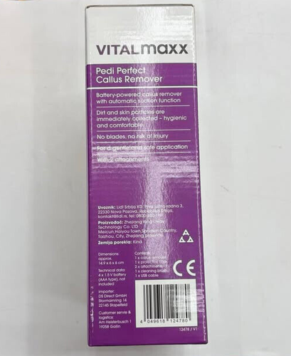 Vitalmaxx Pedi Perfect Callus Remover with Attachments, BRAND NEW - Picture 5 of 8