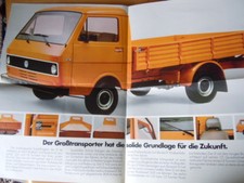 VW LT  Prospekt  Volkswagen  LT Transporter  1975  Volkswagen