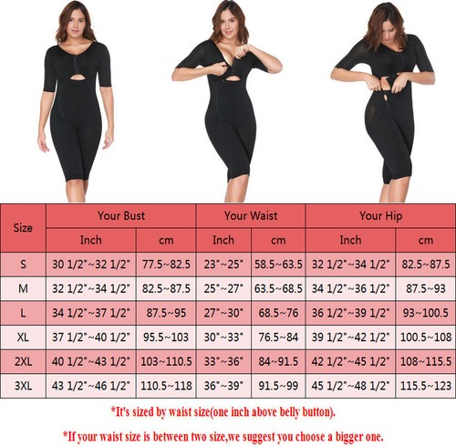 Women's Post Surgery Full Body Shaper Fajas Compression Garment Shapewear Corset - Picture 2 of 29