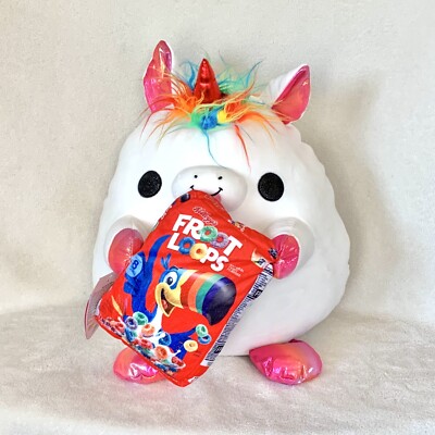 NWT Zuru Snackle RICHARD Unicorn 14” JUMBO Plush w/ FROOT LOOPS