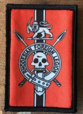 Rhodesian Foreign Legion Morale Patch Military Tactical Army FAL Badge Hook NATO