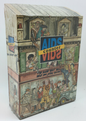 RARE 1995 Vintage Factory-Sealed AIDS COUNTER AIDS Game by Regev Games ...