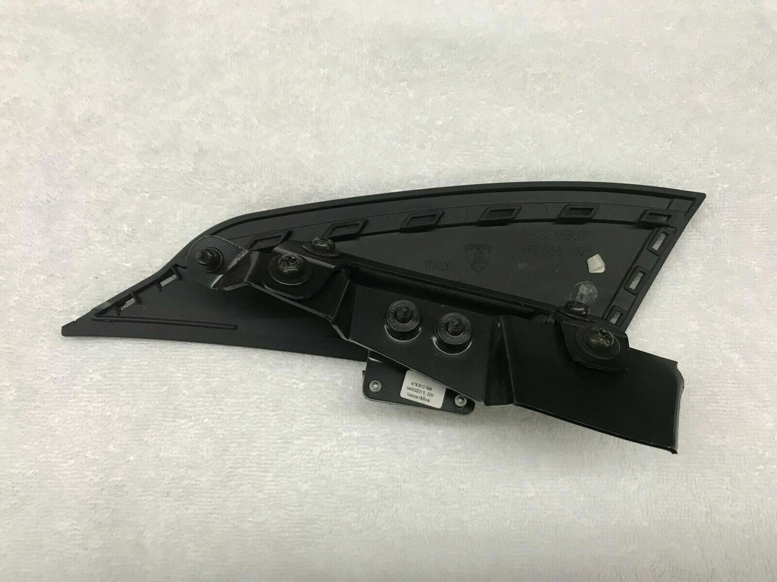LAMBORGHINI HURACAN LP610 REAR PASSENGER RIGHT SIDE FENDER MOLDING OEM 4T8853502