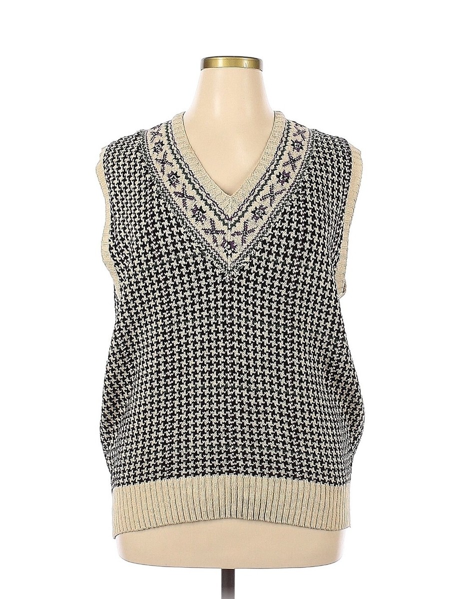 RARE Ralph Lauren Vintage Knit 92% Silk V-Neck Sweater Vest Men