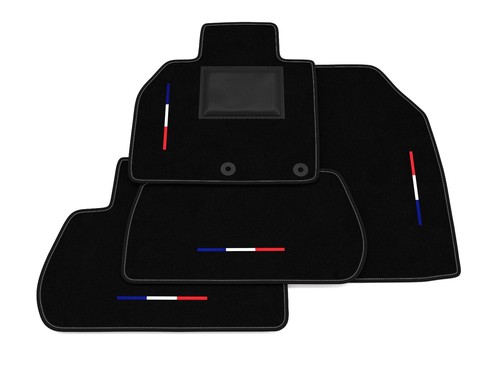 Jeu De 4 Tapis De Sol Caoutchouc Pour Renault Grand Scenic 3 (2009-2016) - Noir, Antidérapant - Scoutt Premium