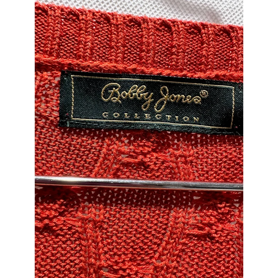 Malha de cabo de algodão laranja Bobby Jones - Tamanho XL - Imagem 4 de 4