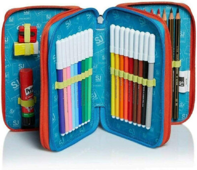 Astuccio completo 3zip animali SJ TIGRE- seven