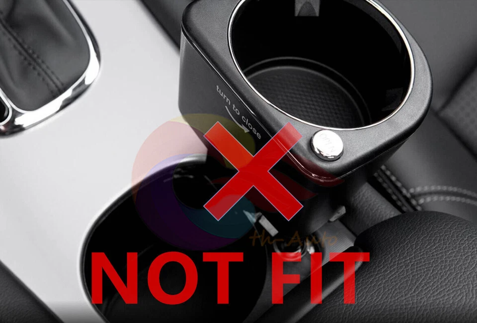 Portavasos de agua consola central delantera para Mercedes W203 CL203 Clase C y cupé Foto 3 de 4