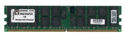 KINGSTON KVR667D2D4P5/2G 2GB DDR2 2Rx4 PC2-5300 667MHz 9965292-012.A01LF ECC REG - Bild 1 von 2