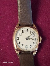 Vintage Gruen 15 Jewels 14k Gold Reinforced with Metal Ladies Watch Working