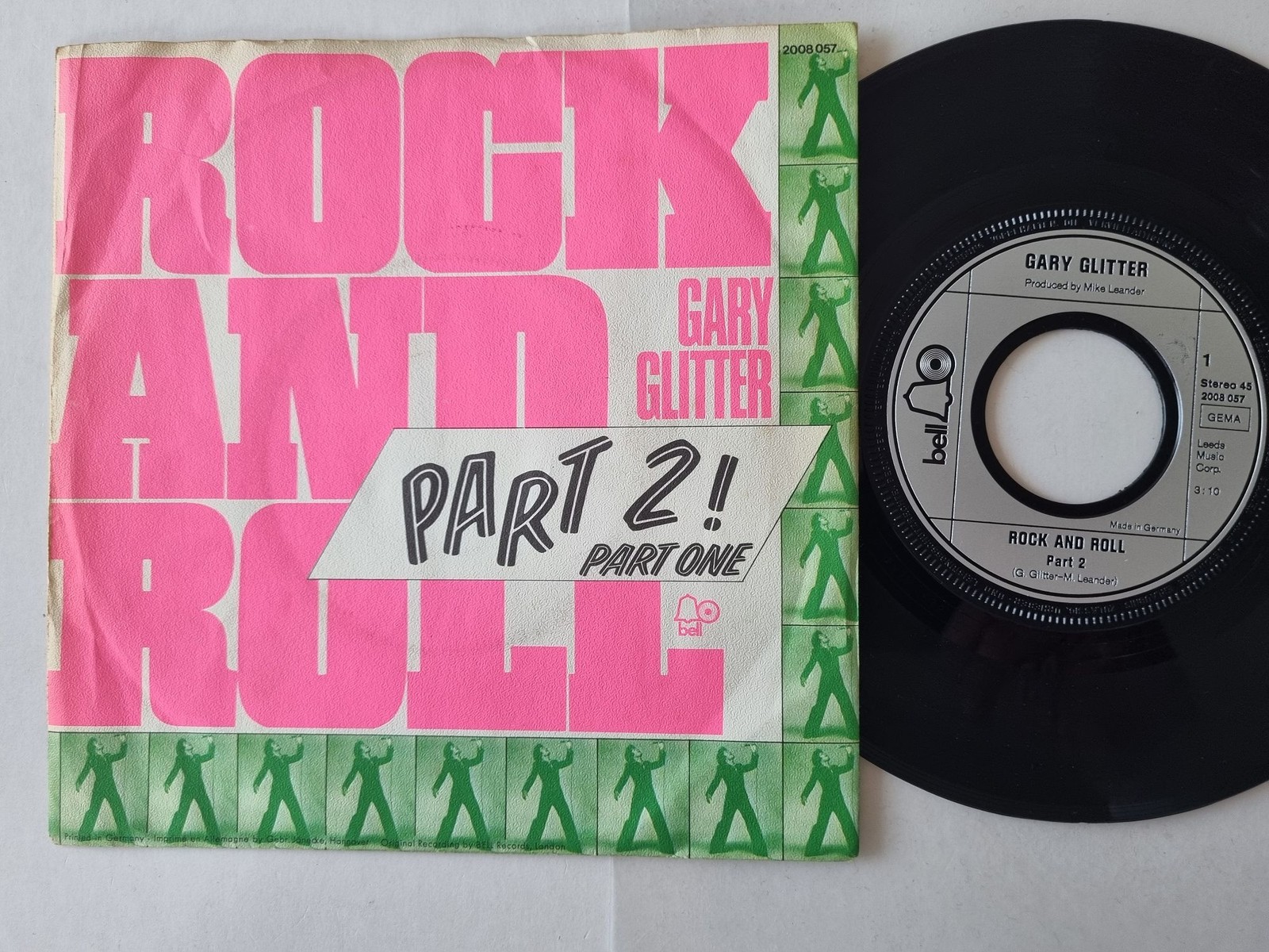 Gary Glitter - Rock and Roll 7'' Vinyl Germany