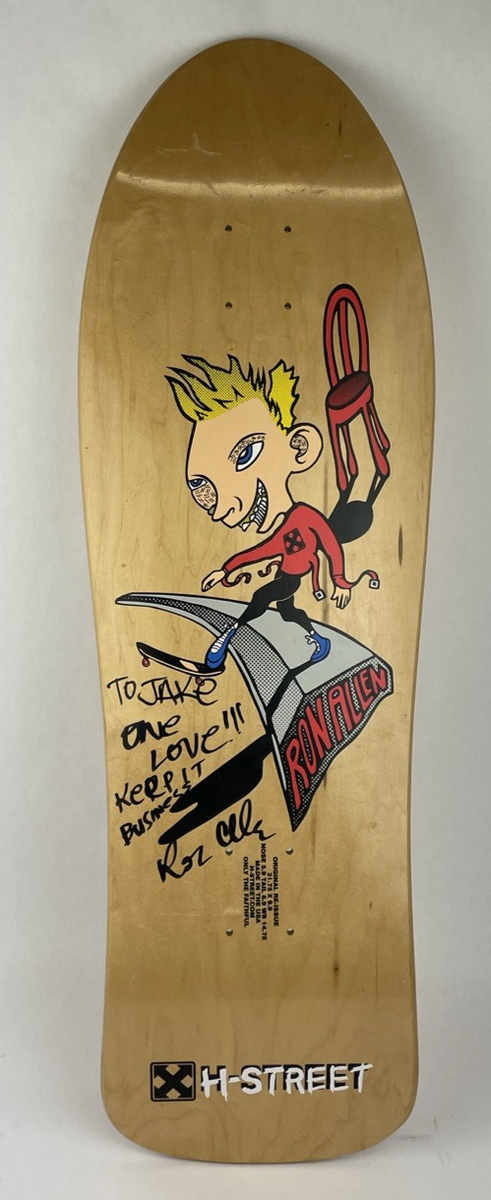 RON ALLEN Original RE-Issue Deck, H-Street Skateboards Made in the