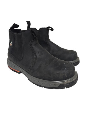 Helly Hansen Men's HHS242002 6'' Steel Toe Pull On Work Boot Black Size 11M