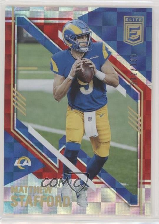 2021 Panini Donruss Elite Red 202/399 Matthew Stafford #49 0qk8