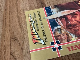 Indiana Jones and the Temple of Doom Nintendo NES (Tengen) Manual Booklet ONLY