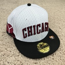 Chicago Bulls Hat New Era 59Fifty 2022/23 City Edition 7 1/2 Fitted Gray Cap NWT