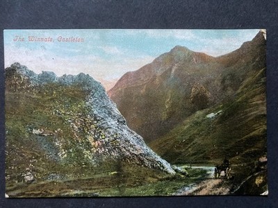 The Winnats Castleton Derbyshire Vintage Postkarte E27