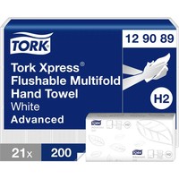 21Er Multipack Tork 129089 Xpress® PapierhandtüCher (L X B) 24 Cm X 21.3 Cm Weiß