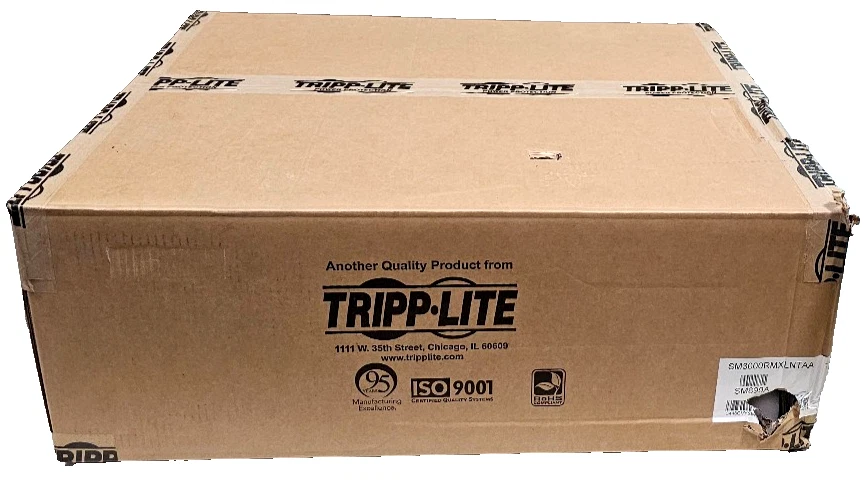 Eaton Tripp-Lite SM3000RMXLNTAA SM899A 2.88kW Sine Wave UPS, 2U Rackmountable - Image 2 of 4