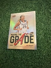 Ice Brady 2025 UD World of Sports Vol 2 Making the Grade RC #MTG-IB UConn AS1