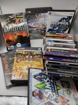 Lot of 21 PC Games (Tested) Battlefield Age Of Empires Civilization EverQuest 2