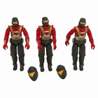 GI Joe Cobra Astro Viper V1 Lot of 3 Figures Loose 1988 Hasbro ARAH Vintage