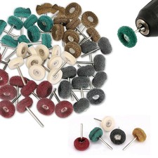 50 Metal Polishing Buffing Wheel Burr Kit Rotary Tool Set Accessories For Dremel