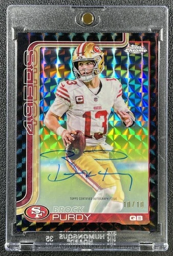 2025 Topps Chrome Brock Purdy Chrome Autographs (RAW)
