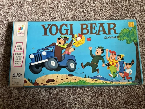 Vintage Yogi Bear Board Game By Milton Bradley 1971 Hanna Barbera Complete