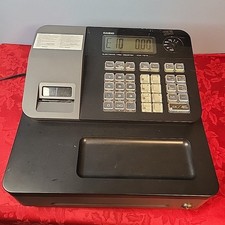 Casio PCR-T273 Electronic Cash Register With NO Keys For Parts or Repair