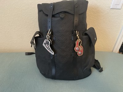 LOUIS VUITTON Monogram Taurillon Christopher MM Backpack Leather M55699 F/S