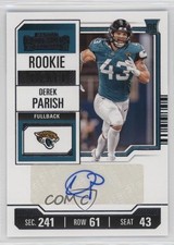 2023 Panini Contenders Rookie Ticket Derek Parish #179 Auto 8gd