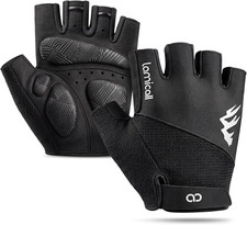 Men's and Women's Anti-Slip Cycling Gloves with Shock Absorbing Pads
