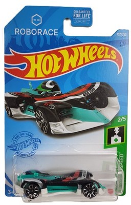 Hot Wheels 2021 Green Speed 2/5   Roborace Robocar   Diecast Autonomous Race Car