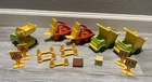Vintage Fisher Price Little People Lift n Load Construction Vehicle Lot