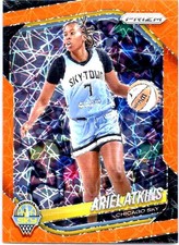 2025 Panini Prizm WNBA #13 Ariel Atkins Orange Velocity Prizm