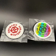Discmania Mystery Box PVC Patches (Hook N Loop Backside)