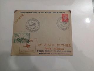 Lettre Timbre Français Oblitérés