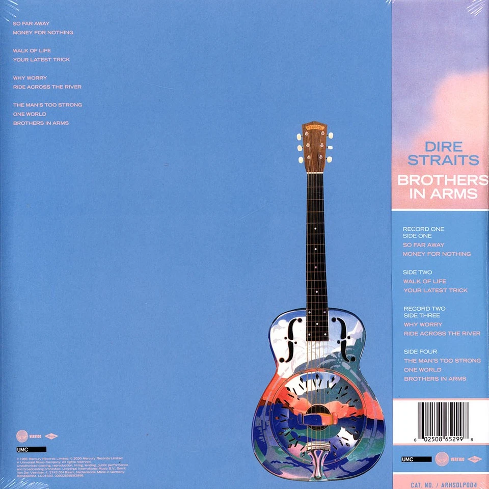 Dire Straits - Brothers In Arms Half Speed Rem (Vinyl 2LP - 1985 - DE - Reissue) - Bild 2 von 2