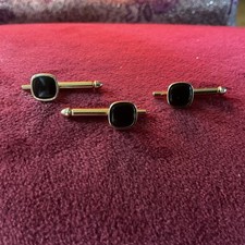 Vintage Tuxedo Studs Set 3 Swank Vest Buttons vintage Mid Century Formal Wear